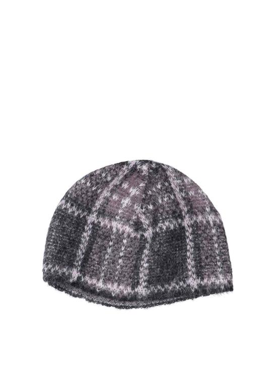 26FW 아워레가시 모자 A4263BGGRANDCHECKFUZZYALPACA DARK GREY