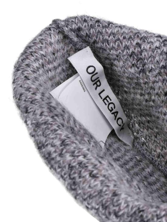 26FW 아워레가시 모자 A4263BGGRANDCHECKFUZZYALPACA DARK GREY - OUR LEGACY
