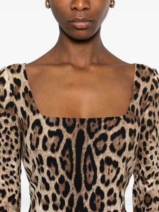 26FW 돌체앤가바나 미디 스커트 F6TYGTFSRKIHY13M ANIMAL PRINT - DOLCE & GABBANA