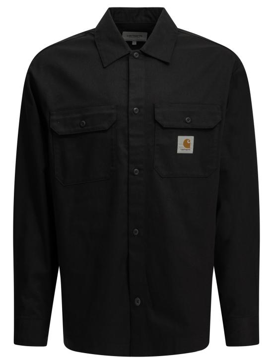26FW 칼하트 WIP 긴팔 셔츠 I03381489 XX Black