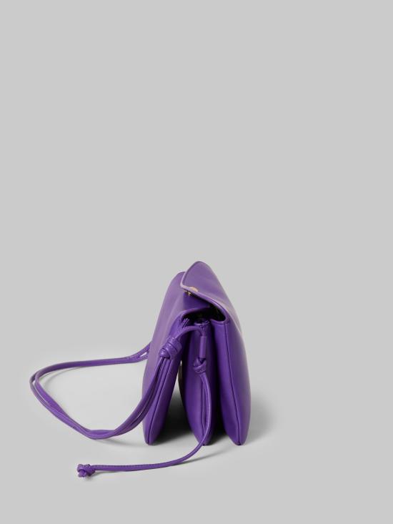 26FW 셀린느 트리오 플랩백 스무스 램스킨 10P862O86 PURPLE - CELINE