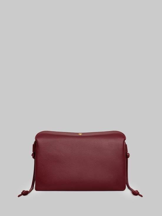 26FW 셀린느 트리오 플랩백 스무스 램스킨 10P862O86 BORDEAUX - CELINE