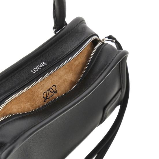 26FW 로에베 미니 아마조나 180 백 소프트 카프스킨 A039AS4X12 Black - LOEWE