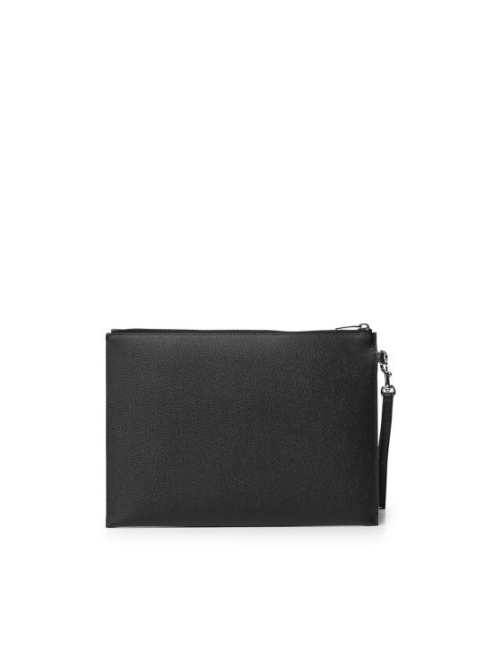 26FW 생로랑 엠보스 레더 파리 지퍼 태블릿 홀더 683865 BTY0N1000 NERO - SAINT LAURENT