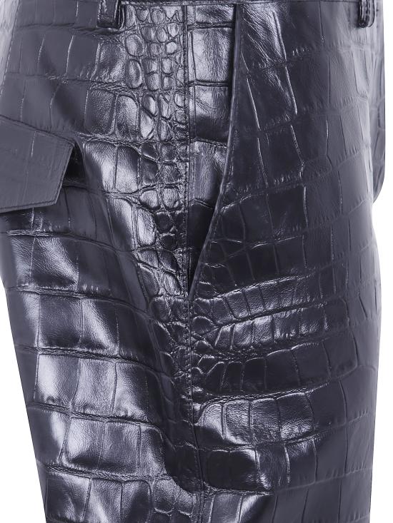 26FW 케이트 가죽 팬츠 32141075 200 BLACK - KHAITE