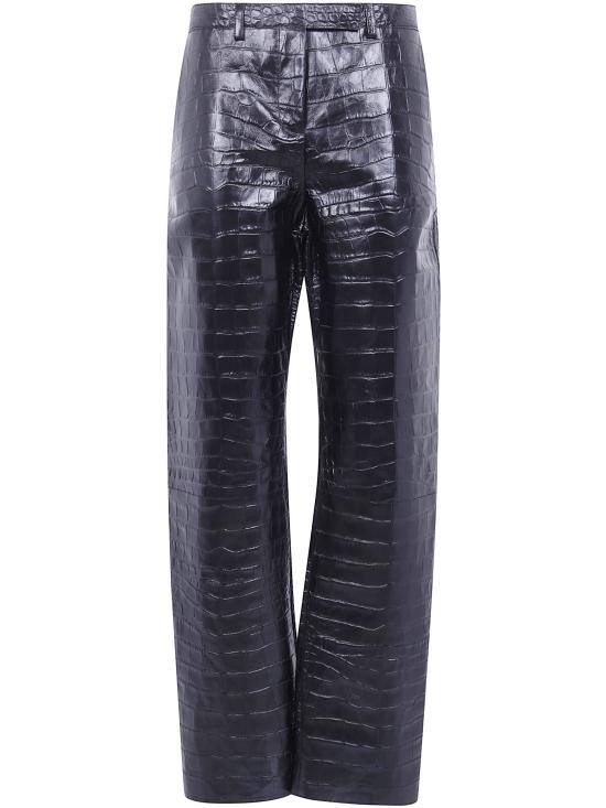 26FW 케이트 가죽 팬츠 32141075 200 BLACK