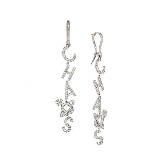 26FW 비비안웨스트우드 이어링 6202018C 02P102 P102 SILVER - VIVIENNE WESTWOOD