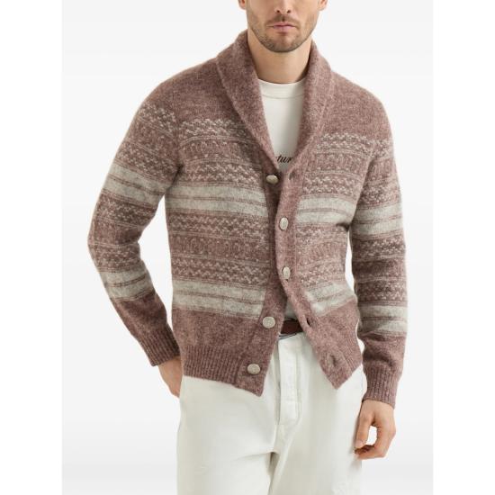26FW 브루넬로 쿠치넬리 가디건 MTF710006 CTB53 BROWN NEUTRALS - BRUNELLO CUCINELLI