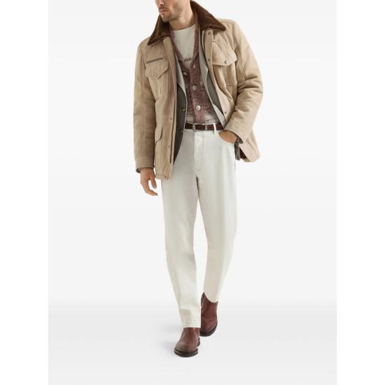 26FW 브루넬로 쿠치넬리 가디건 MTF710006 CTB53 BROWN NEUTRALS - BRUNELLO CUCINELLI