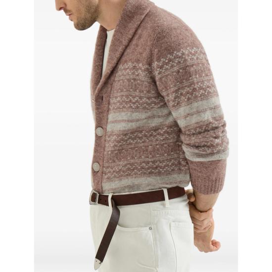 26FW 브루넬로 쿠치넬리 가디건 MTF710006 CTB53 BROWN NEUTRALS - BRUNELLO CUCINELLI