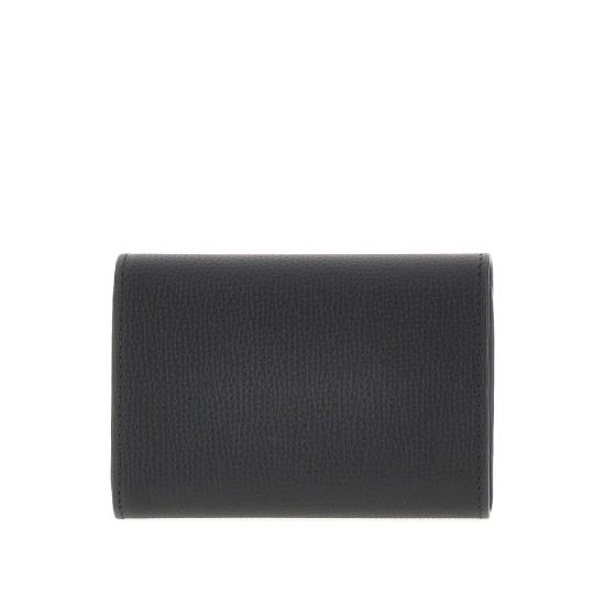 26FW 로에베 애너그램 스몰 버티컬 그레인 카프스킨 지갑 C821S33X12 Black - LOEWE