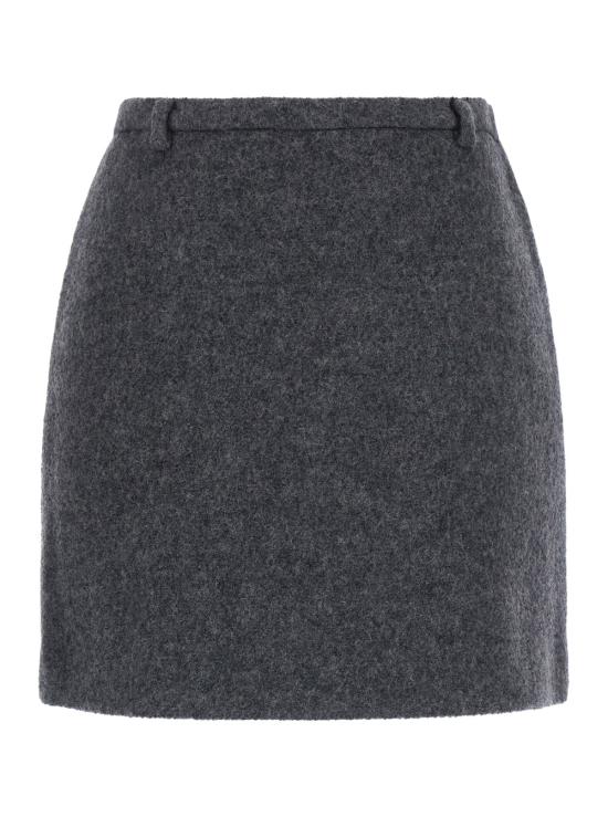 26FW 던스트 스커트 UDSK6D224G2MELANGEGREY