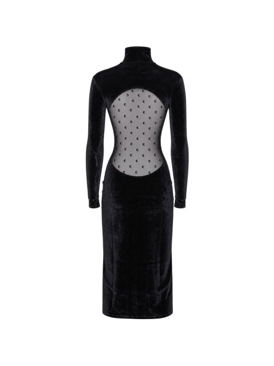 26FW 마린세르 미디 원피스 WDR519A RJER0030BK99 NERO - MARINE SERRE