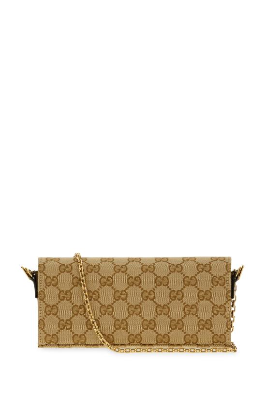 26FW 구찌 GG 마몽 카드 케이스 지갑 A006YUFAGH8 9651 Beige - GUCCI