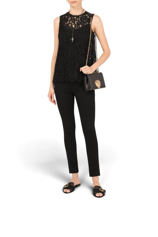 26FW 돌체앤가바나 블라우스 F73G9TFLM9V N0000 NERO - DOLCE & GABBANA