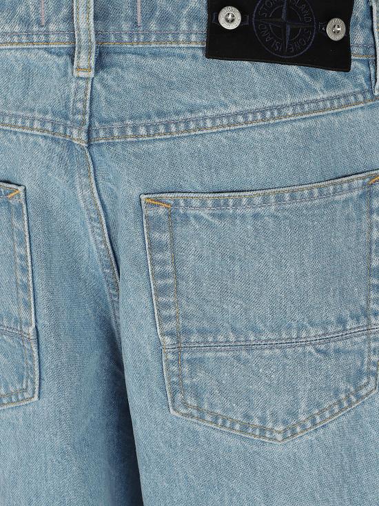 26FW 스톤 아일랜드 인디고 데님 린스드 루즈핏 파이브 포켓 진 L2S14J100006S0J33 VJ204 BLUE LIGHT WASH - STONE ISLAND