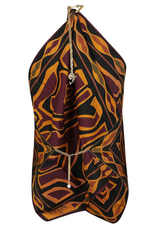 26FW 에밀리오푸치 탑 6URM30 6U790 P36 BORDEAUX GOLD - EMILIO PUCCI
