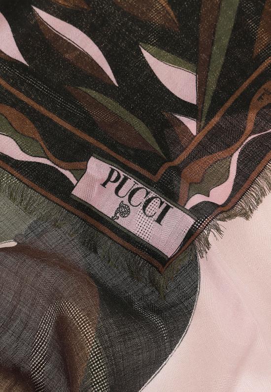 26FW 에밀리오푸치 머플러/스카프 6UGB70 6UC25 1 KHAKI PINK - EMILIO PUCCI
