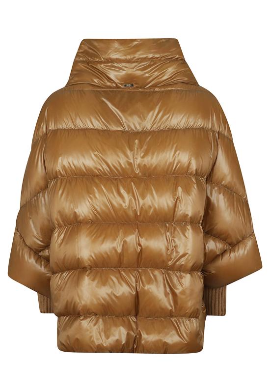 26FW 에르노 하이넥 퀼팅 케이프 다운 재킷 PI002256D 12017Z 2157 CAMMELLO - HERNO
