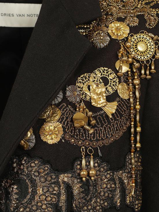 26FW 드리스 반 노튼 케이프 262010226 4444 900 BLACK - DRIES VAN NOTEN