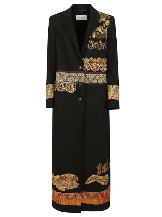 26FW 드리스 반 노튼 케이프 262010226 4444 900 BLACK
