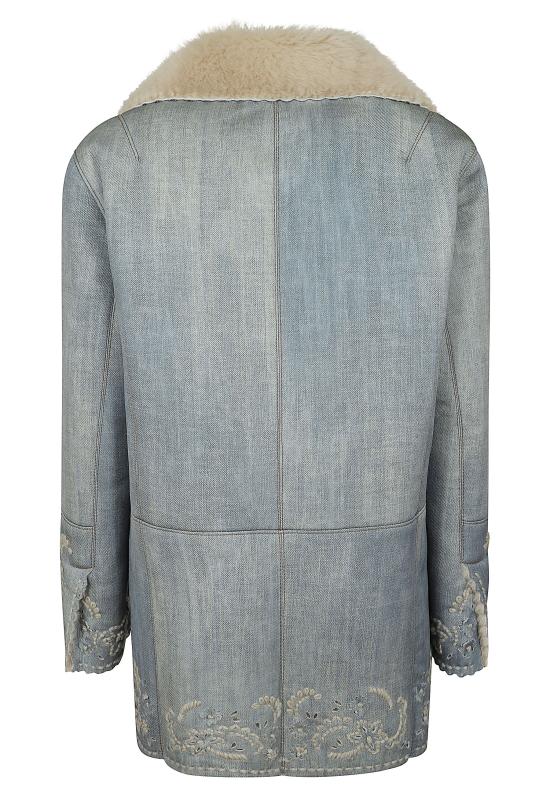 26FW 에르마노 설비노 케이프 D490D721 IJXT B4939 INDACO - ERMANNO SCERVINO