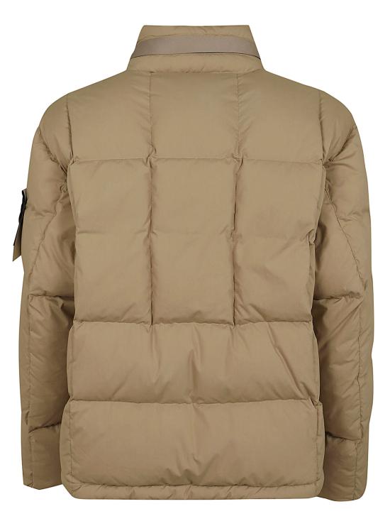 26FW 스톤 아일랜드 코튼 나일론 텔라 다운 자켓 L2S154100046 S0462 V0094 BISCUIT - STONE ISLAND