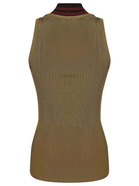 26FW 드리스 반 노튼 탑 262011225 4706 203 MUSTARD - DRIES VAN NOTEN