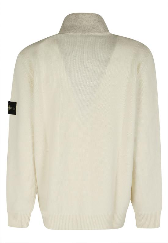 26FW 스톤 아일랜드 레귤러 핏 버튼 플래킷 집업 점퍼 L2S155100047 S00A3 V0093 IVORY - STONE ISLAND