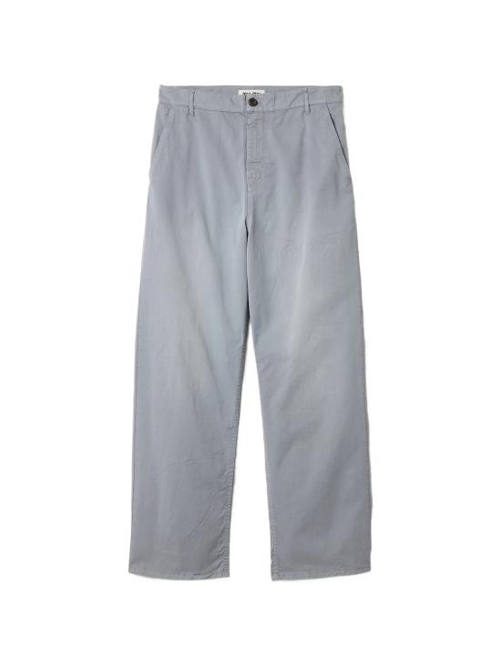 26FW 미우미우 블루 코튼 캐주얼 팬츠 MP1970S OOO 19R3F0276 STEEL