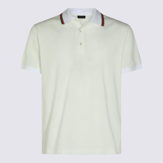 26FW 구찌 코튼 저지 피케 폴로 셔츠 872468 XJHX59000 WHITE