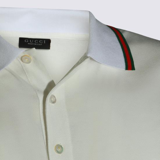 26FW 구찌 코튼 저지 피케 폴로 셔츠 872468 XJHX59000 WHITE - GUCCI