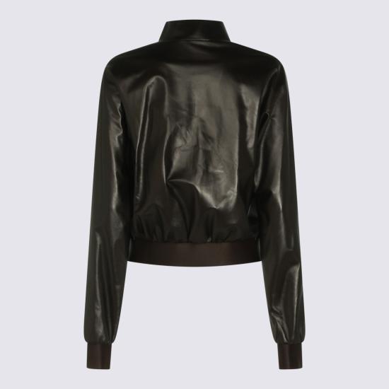 26FW 구찌 GG 자카드 울 캐시미어 니트 자켓 871997 XNBCU2040 BROWN - GUCCI