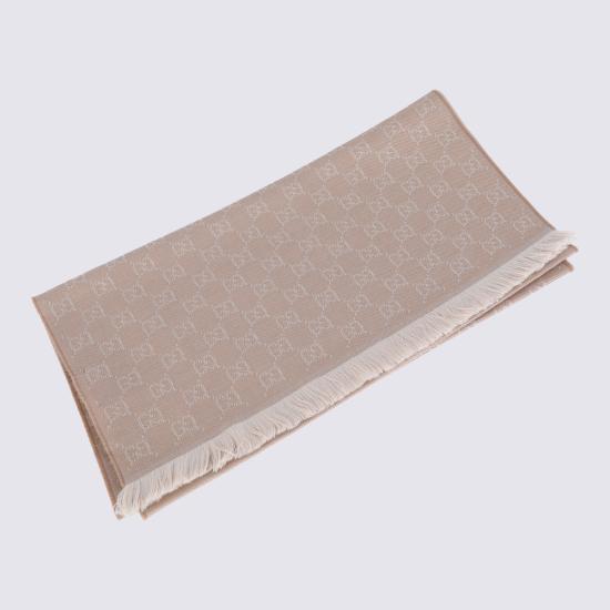 26FW 구찌 GG 울 스카프 848507 3G2009878 BEIGE