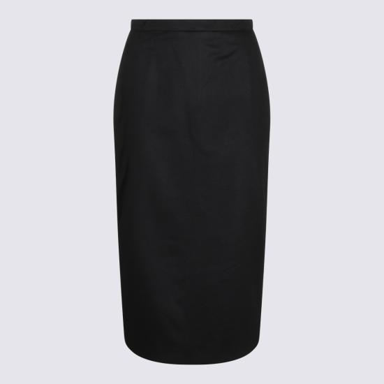 26FW 막스마라 미디 스커트 2621106012600 10362006 NERO