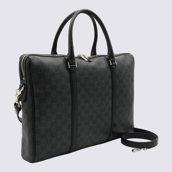 26FW 구찌 에센스 클래식 미디엄 브리프케이스 A0007X FAF8A1000 BLACK - GUCCI