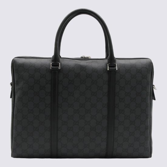 26FW 구찌 에센스 클래식 미디엄 브리프케이스 A0007X FAF8A1000 BLACK - GUCCI