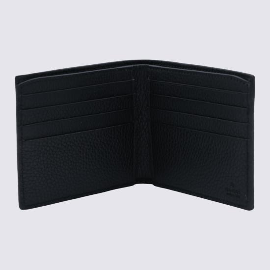 26FW 구찌 웹 트레이드마크 레더 반지갑 A0076O AAHAL1053 BLACK - GUCCI