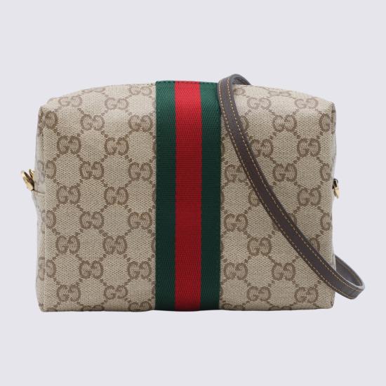 26FW 구찌 웹 미니 캔버스 카메라백 A006XF FAF8R8547 SAND