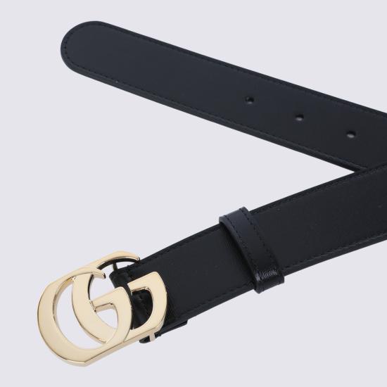 26FW 구찌 마몽 씬 벨트 874724 AAGY01000 BLACK - GUCCI