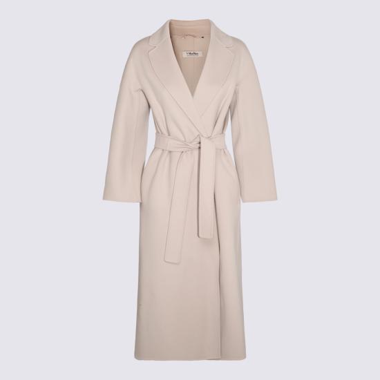 26FW 에스막스마라 에스막스마라 에스투리아 벨티드 울 코트 2629016101600 80700005 BEIGE