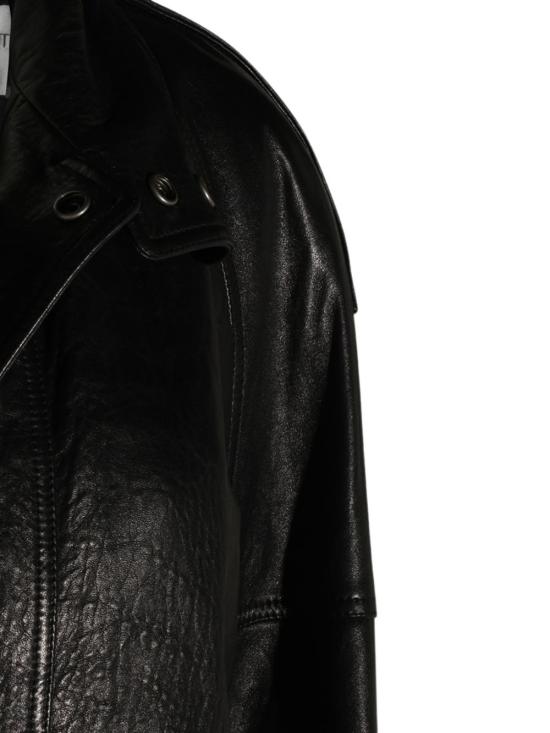 26FW 생로랑 코트 858507 YCNF21000 BLACK - SAINT LAURENT