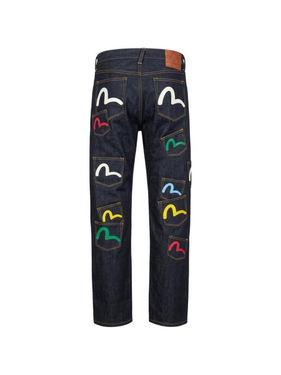 26FW 에비수 데님 팬츠 2EAHTM4JE1256 INDX RAW INDIGO BLUE - EVISU