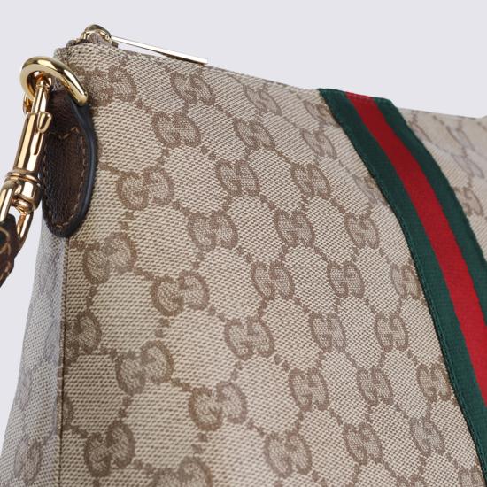 26FW 구찌 웹 디테일 GG 파우치 875821 FAF798547 BEIGE - GUCCI