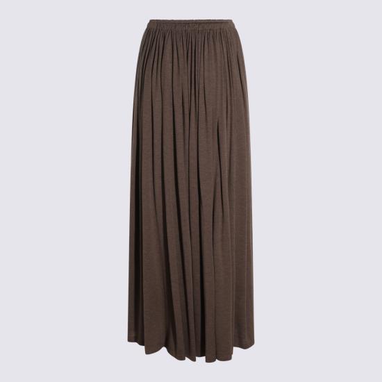 26FW 막스마라 리브레아 플리츠 맥시 스커트 2621776011600 13120F004 CACHA SCURO - MAX MARA
