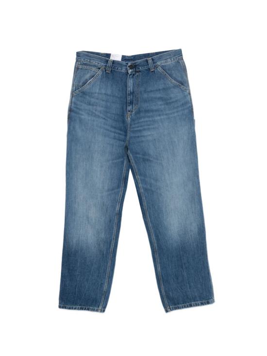 26FW 칼하트 WIP OG 싱글 니 팬츠 I034871 017XBLUE MARBLE USED WASH