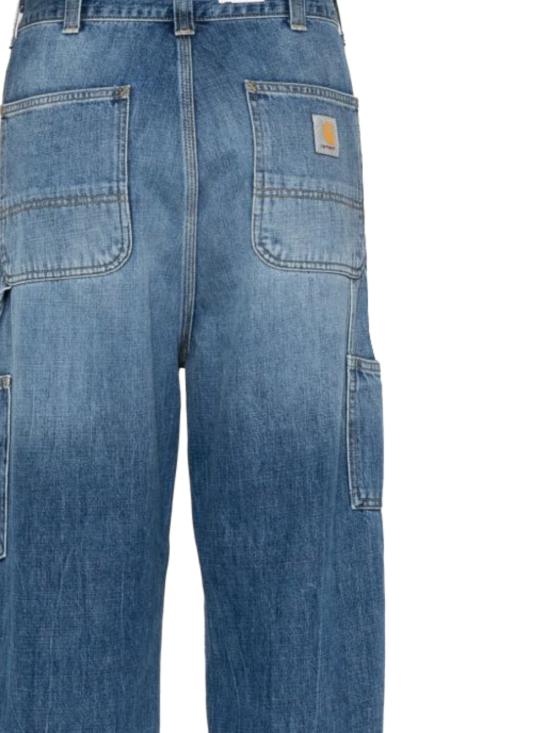 26FW 칼하트 WIP OG 싱글 니 팬츠 I034871 017XBLUE MARBLE USED WASH - CARHARTT WIP
