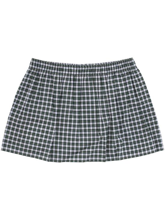 26FW 미우미우 미디 스커트 MG2760S OOO 19U3F0A8Z WHITE GREEN - MIU MIU
