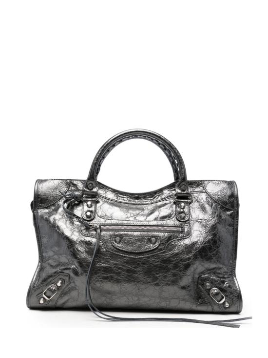 26FW 발렌시아가 르 시티 백 미디엄 865760 2AB4V1314 STEEL GREY