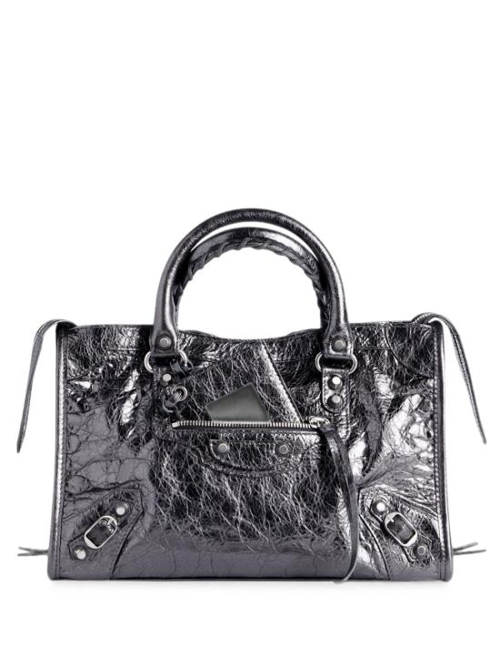 26FW 발렌시아가 르 시티 백 스몰 865762 2AB4V1314 STEEL GREY